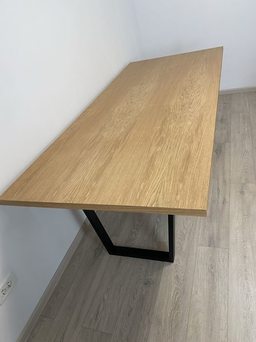 Masa cu blat gros 230x100x75