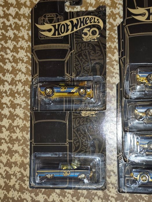 Нови колички Hot wheels 50th anniversary 93 броя