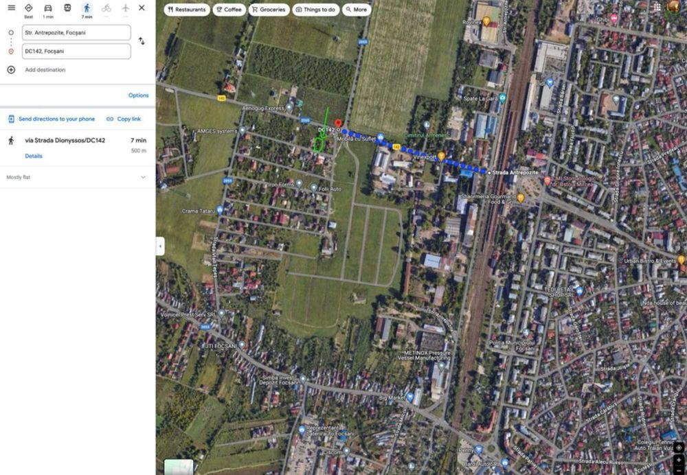 Teren Intravilan 900mp - Focsani, str Dionysos