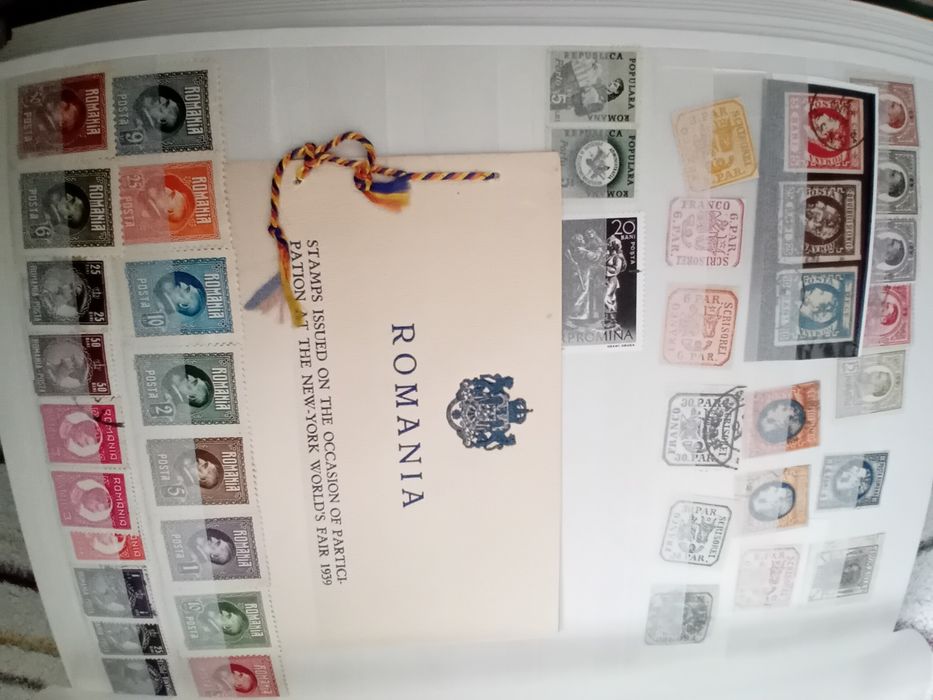 Vand colecție timbre românești perioada 1859-1945