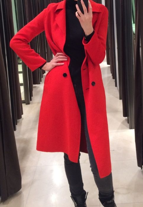 Palton ZARA din lână, masura M