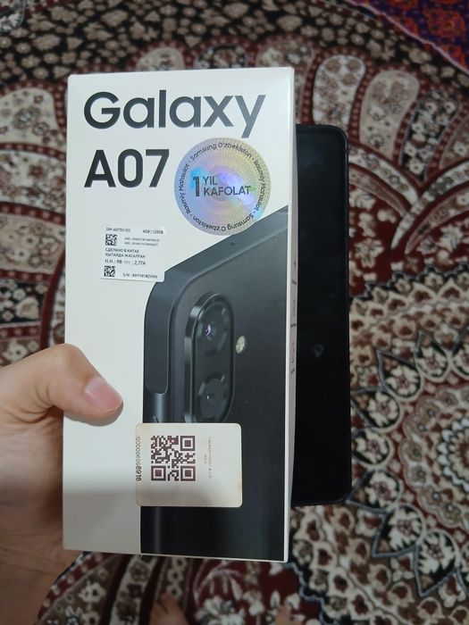 Samsung Galaxy A 07 6/128xotira  yangi.pul kerak uchun sotilyapti