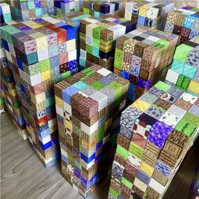 Магнитные блоки игрушки Minecraft 2x2