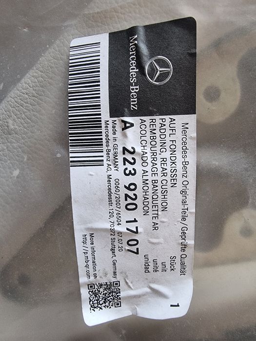 Tapiterie usa stanga spate Mercedes S Class W223 cod A2239201707
