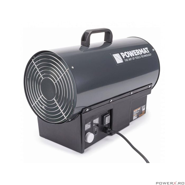 Tun pentru caldura pe gaz cu termostat 15 KW, incalzitor industrial,