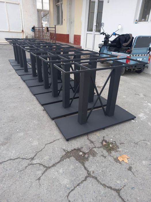 Стол  кафелар учун металдан таёрланган краска парашковий