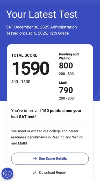 SAT репетитор | личный балл 1590