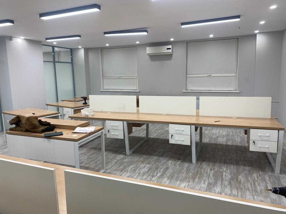 Офисная мебель Бенч стол по Каталогу и НА ЗАКАЗ 3Д-дизайн в ПОДАРОК