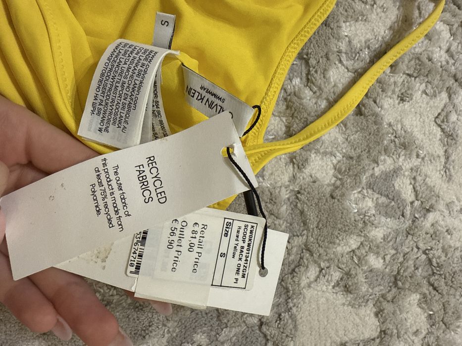женский слитный купальник Calvin Klein