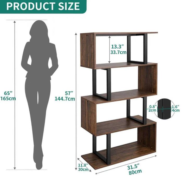 Настенная полка Книжный шкаф Полки для хранения Мебель для дома