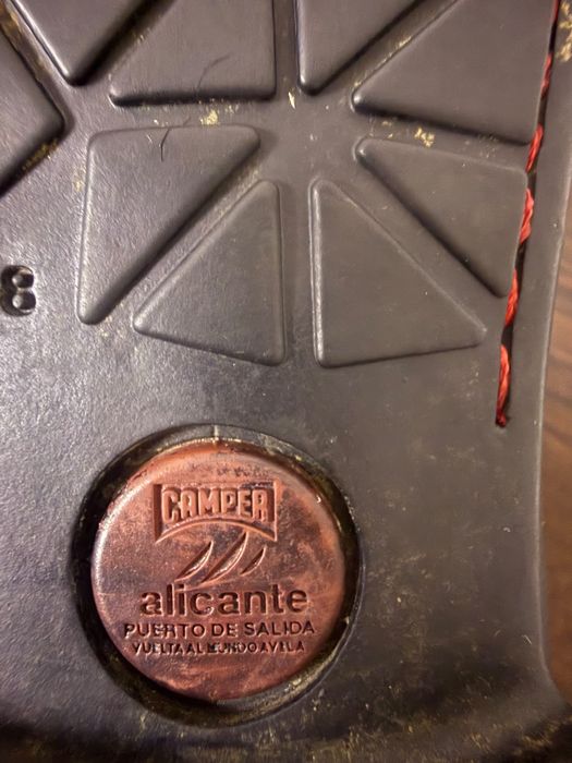 Camper Peu botine piele naturală neagră, măr. 38