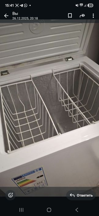 Морозильник в отличном состояний