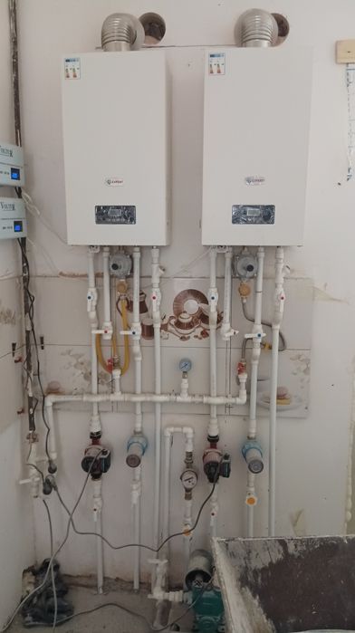 Remont . Chistka dvuxkonturnix kotyol