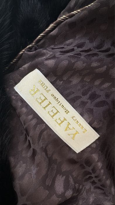 Шуба норковая с капюшоном