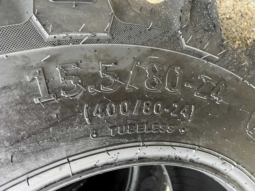 Anvelope noi cu garantie 15.5/80-24 cu 16 pliuri pentru manitou GRI