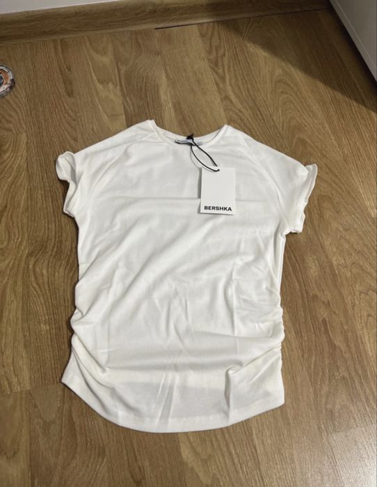 Short Sleeve - tricou basic  white - Bershka