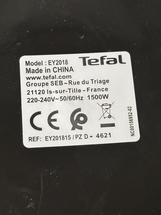 Air fryer Tefal  EY2018 1500 w