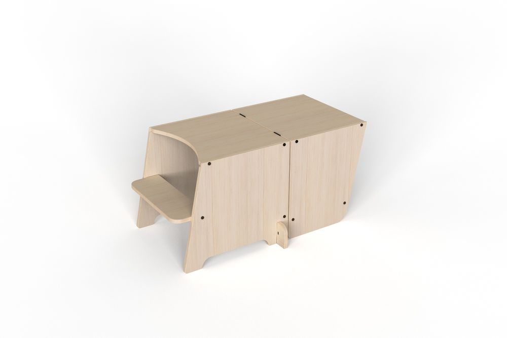 Учебна кула Bend 2в1 Монтесори