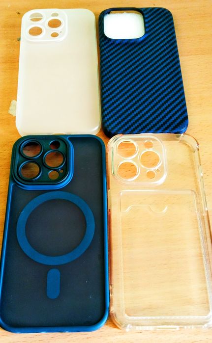 Четыре Чехла Айфон 15 pro