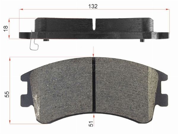 Колодки тормозные Mazda 6