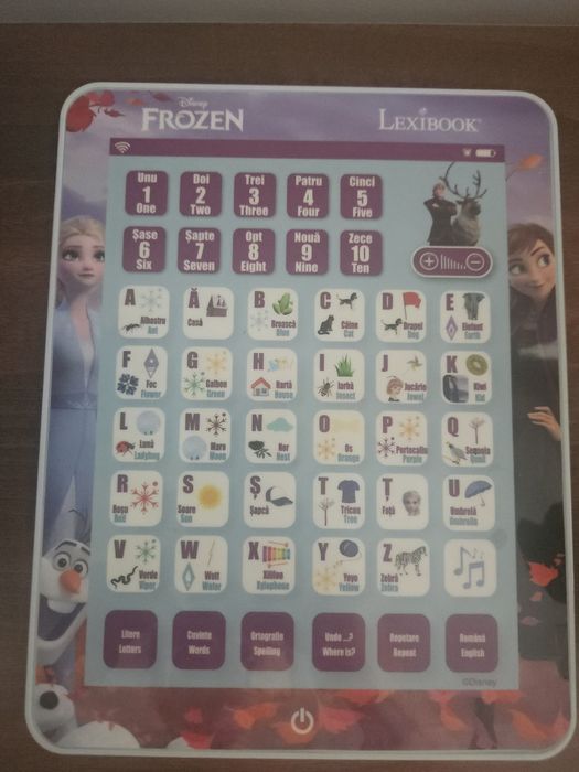 Tableta interactiva ,bilingva Frozen