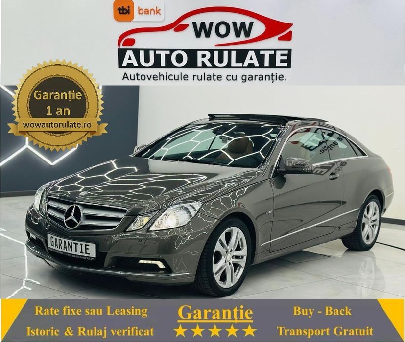 Mercedes-Benz E 2010 2.2D E5 Garantie 12 Luni Rate Avans 0 Doar Cu Buletinul