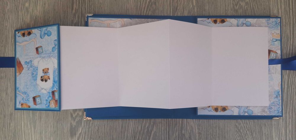 Подаръчен комплект "Малко мече" за момче, ръчна изработка /50.12