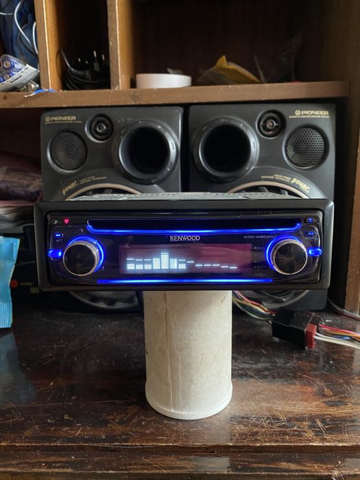 KENWOOD kdc-w6041u - СИНИ ПУРИ! - Винтидж модел -USB CD mp3 плеър за кола сд авто радио