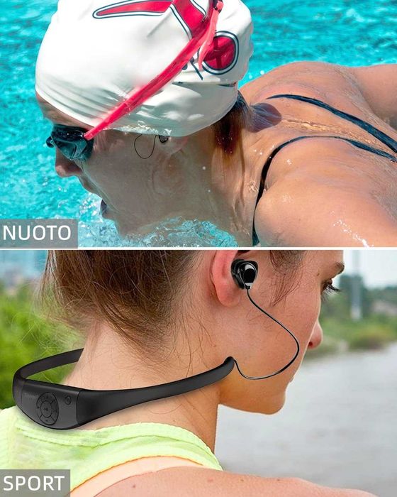 Водоустойчив Mp3 Bluetooth плейър за плуване Toyogo  IPX8 8GB