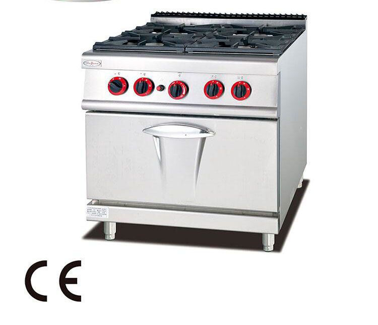 Готварска Печка на газ с фурна 4 и 6 котлона Чисто Нова