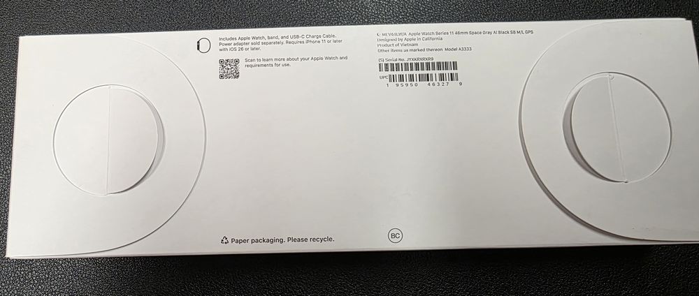 Продам Apple Watch 11 Space Grey 46 mm