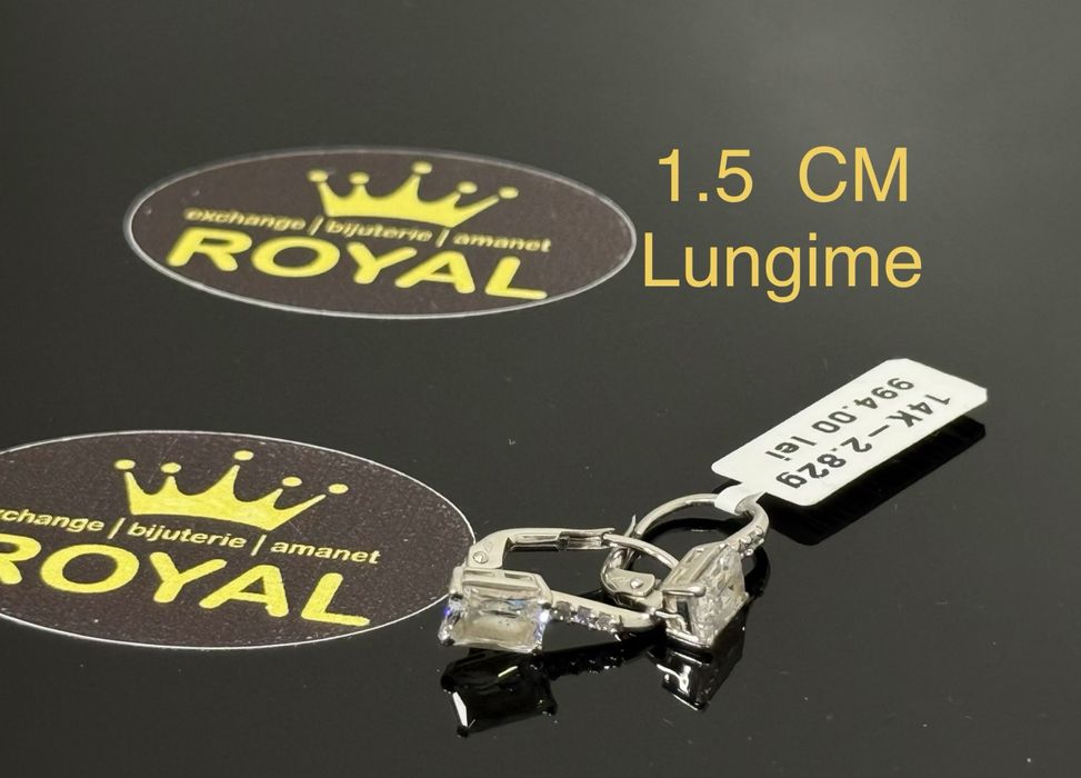 Bijuteria ROYAL : Cercei AUR 14K / 2.82 GR