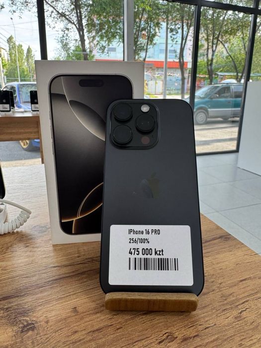 iPhone 16 Pro•256GB/100% Black Айфон 16 Про•256гб/100% Black
