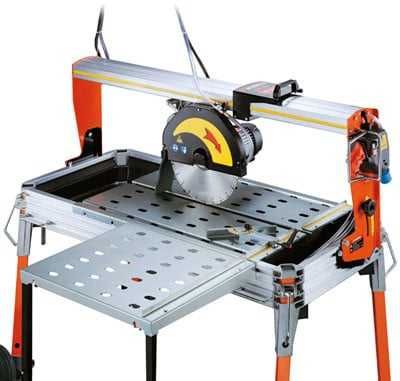 Masina de taiat placi, materiale de constructii - 200cm, 2.2kW, PRIME 200S, kit laser si roti - Battipav-92001