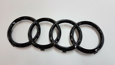 Емблема за Ауди черна и сива