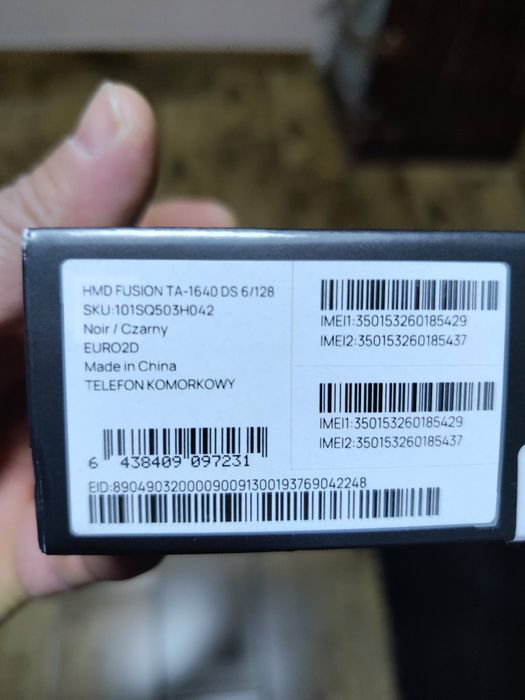 Vand Nokia HMD Fusion