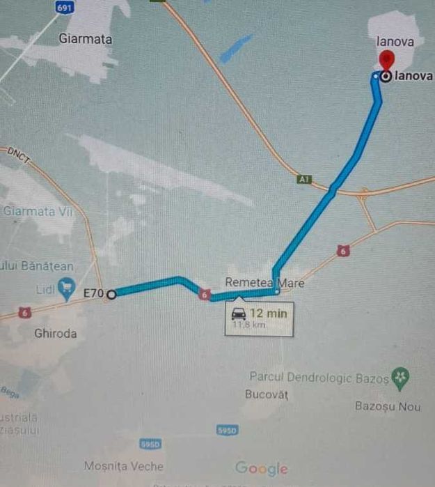 Proprietar, vând sau schimb teren, S+P+1E+M/Er, în Ianova (Timișoara)
