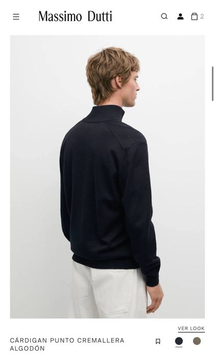 Оригинал Massimo Dutti мужской джемпер
