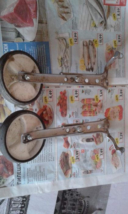 Триколка, колеленца и помощни колелца.