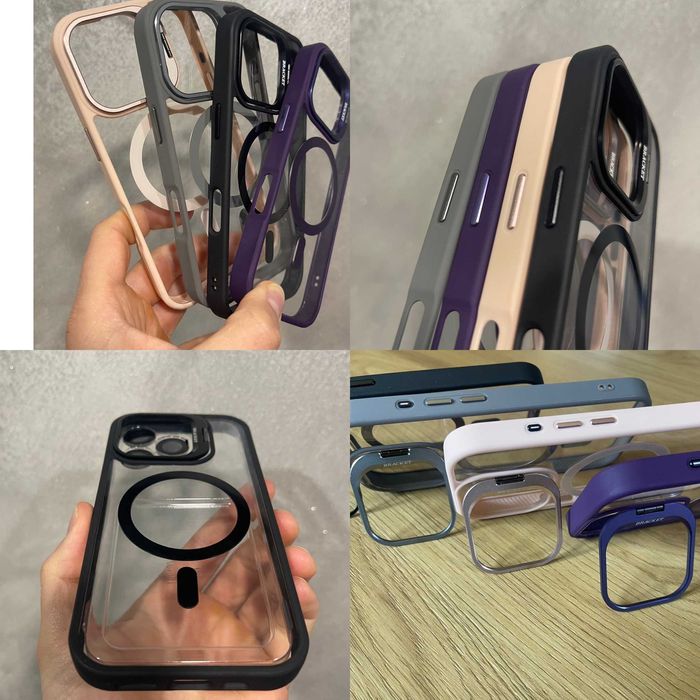 Кейс с защита за камерите/стойка iPhone 15 16 Pro 15 Pro Max 16 Pro 16