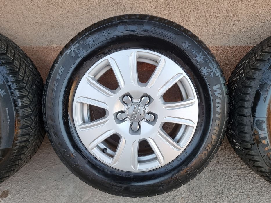 Оригинални Алуминиеви Джанти AUDI 16'цола със зимни гуми