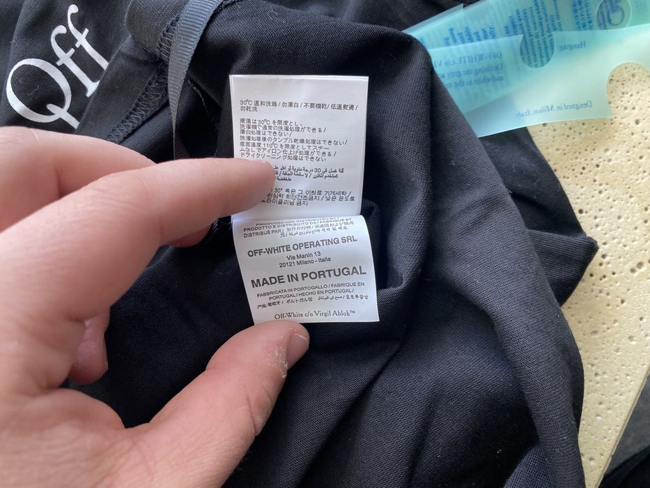 Tricou OFF WHITE, marimea L, original