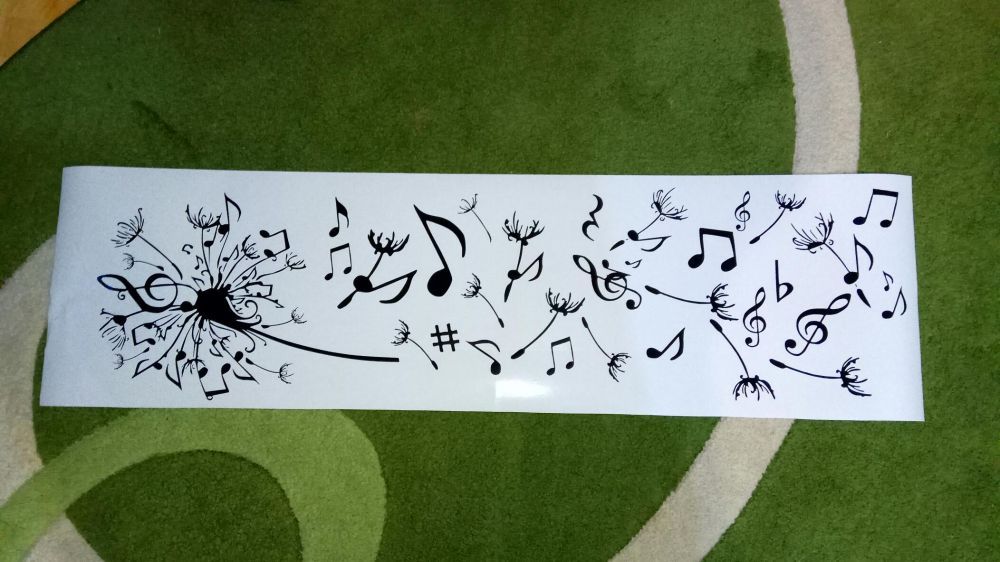 Autocolant wall sticker Music Papadie