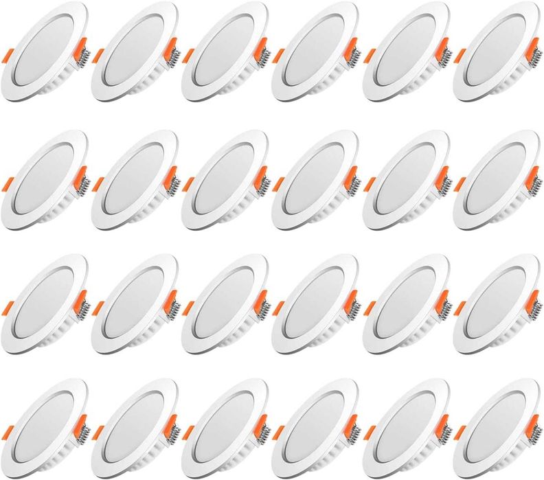 LED вградена лампа Tofisr, 30x5W, IP20 лунички, 2700K, 400lm