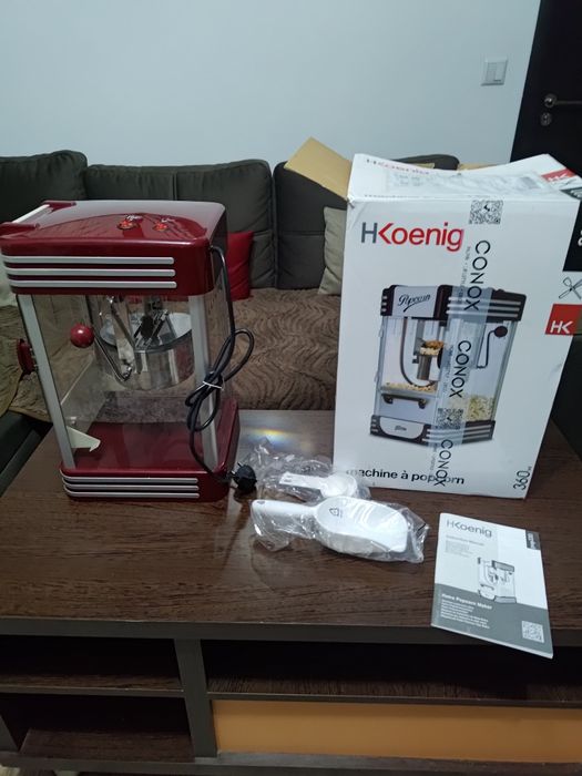 Aparat de popcorn retro