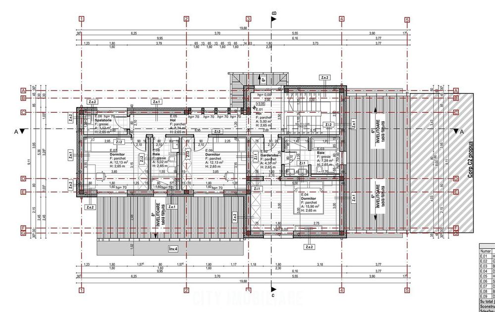 Teren intravilan 1.375 mp cu Proiect autorizat pentru duplex, Feleacu