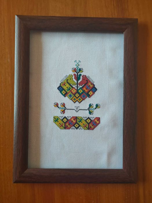 Шевица с кончета в рамка