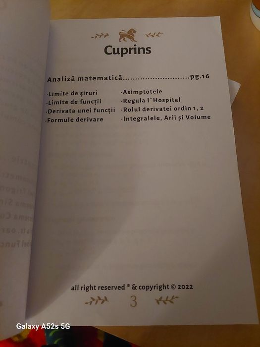 Carte  cu  formule  de matematica 9-12