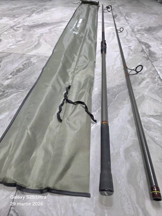 SET 4 Lansete CRAP din carbon Saimino MO2 3,90m din 2 tronsoane 4 lbs