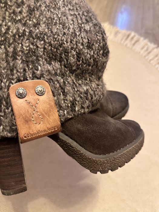 Cizme noi dama Calvin Klein Jeans 35